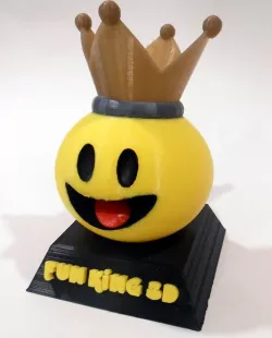 Fun King 3D Logo
