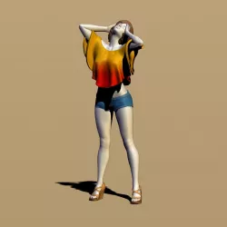 Girl in thought