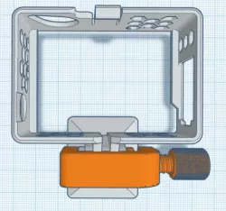 GoPro 3D Printed mount hardware (no metal) V2