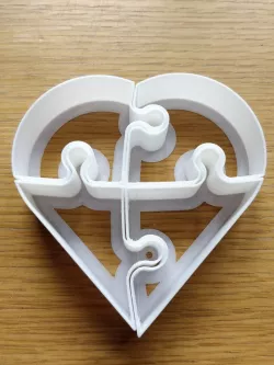 Heart Puzzle Cookie Cutter