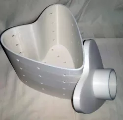 Heart Shaped Cheese Mould/Mold and Follower