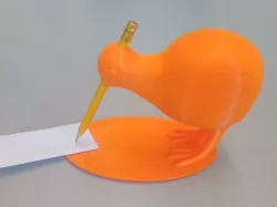 Kiwi pencil/note holder
