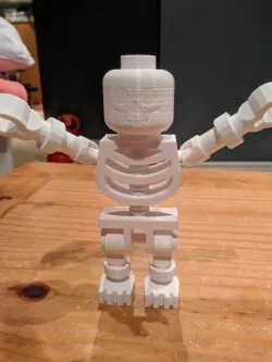 Lego Skeleton Head