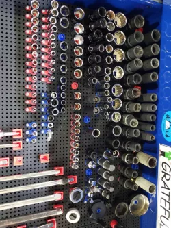 Matco tool organizer socket clips