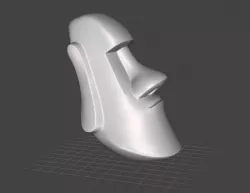 Moai tête seule - Moai only head