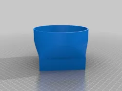 My Customized Round to square connector