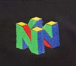 N64 Logo Embroidery Digitization