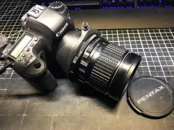 Pentax 6x7 Lens to Canon EF Adapter