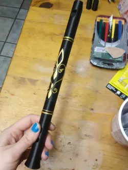 pfh's Tabor Pipe in D -- Fancy Engraving Remix