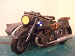 Playmobil Compatible WW2 German Motorbike sidecar upgrade.