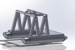 RC Retrieval Pontoon Boat
