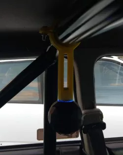 Roll-bar mount for 360/VR or action camera