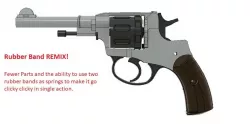 Russian M1895 Revolver Rubber Band Remix