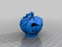 Scaled Pumpkin Figure