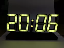 seven segment LED clock (ESP8266 + WS2812b)