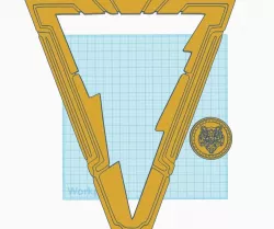 Shazam Movie Emblem and cape clip
