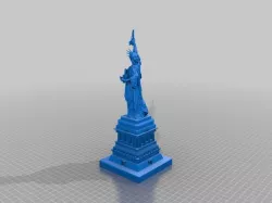 Statue Of Liberty with gun and dynamite