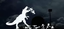 T-rex stencil