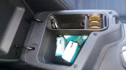 Tray with coin/pen holder and piggy bank for Nissan Leaf 2018