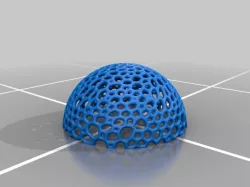 Voronoi half sphere