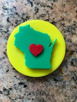 Wisconsin Fridge Magnet