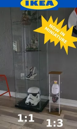 1/3 scale Mini IKEA Display Case for BJD