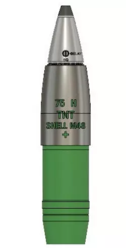 75mm Howitzer Shell Full Size - Piggy Bank