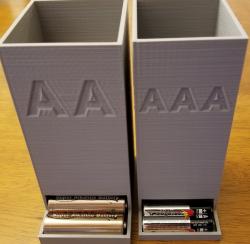 AAA Battery Holder and Dispenser 