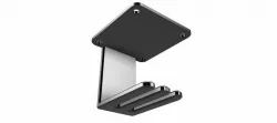 Alligator clip wire holder (for under the desk)