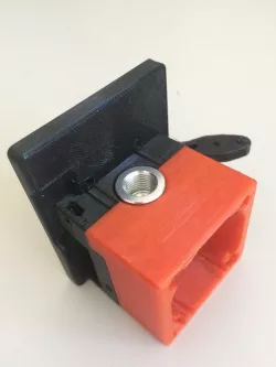Base and fan holder for Petsfang and prusa i3 x carriage for E3D v6