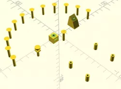 Basic Fixings Library (screw/bolt/nut/mounting boss/screw post)