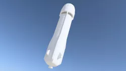 Blue Origin New Shepard Toy Model Rocket