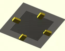 Borosilicate glass locking for heatbed