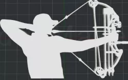 Bow Hunter 2D Wall Art