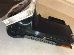 Customizable GPU shroud for Phanteks Shift case