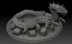 D&d Behir miniature