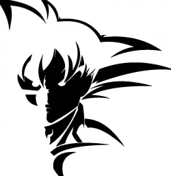 DBZ Son Goku Wall Sculpture 2D 