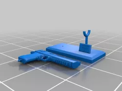 Desert Eagle Cs Go (key chain - weapon with base)