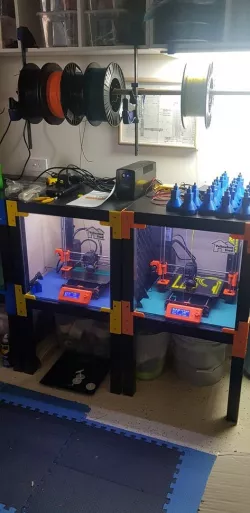Double Ikea Lack Table Enclosure 