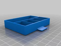 Drawer box with five #3 compartments
