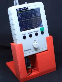 DSO Shell desk stand (printable with small printers) with battery support