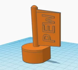 E11 Blaster Safety PEW Flag