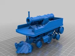 Enn'llien SteamTank (ANBG Bucking Gustav) miniature for RPG