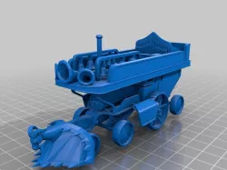Enn'llien SteamTank (Bard tank/Doof engine) miniature for RPG