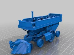 Enn'llien SteamTank (small bombard) miniature for RPG