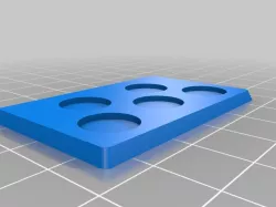 Flames of War / Gruntz - Medium base with insert slots