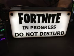 Fortnite Sign Light Box