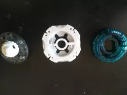Functional Beyblade MFB Fusion Wheels + Energy Rings