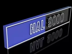 HAL 9000 Nameplate