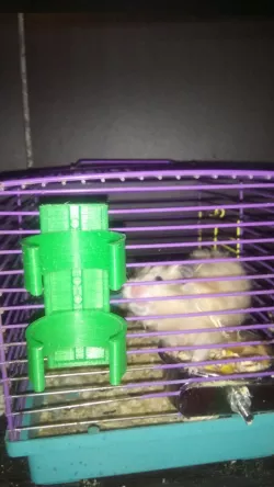 Hamster bottle holder